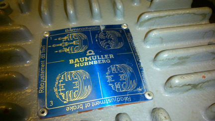 Baumuller nurnberg VDE0530 GZP02-L8/2W