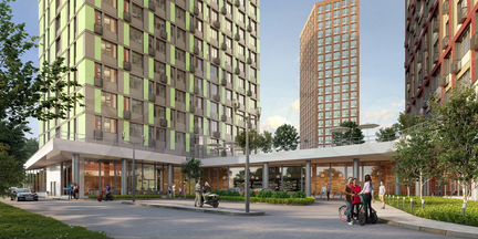 2-к апартаменты, 65.4 м², 16/21 эт.