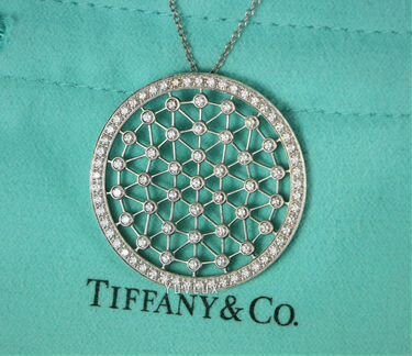 Tiffany золотое колье 1 ct