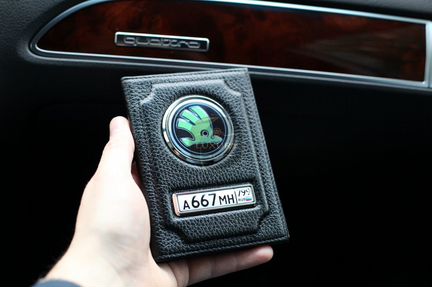 Обложка для паспорта с логотипом
