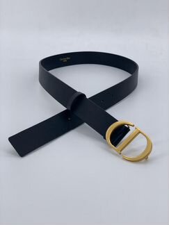 Ремень Christian Dior с пряжкой CD