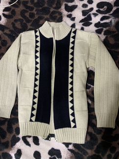 Джемпер вязаный на молнии