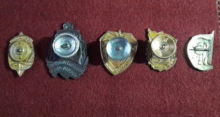 Лот тяжёлых знаков СССР. Эмаль