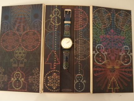 Часы swatch новогодние