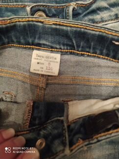 Джинсовая юбка и шорты зара 5-6 лет