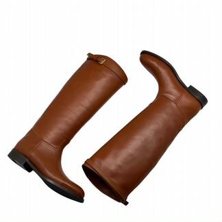 Сапоги кожаные женские