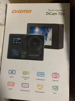 Экшн камера Digma dicam700