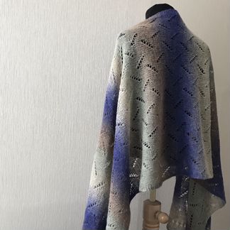 Шарф - палантин новый ручн.работы, ед.экземпляр