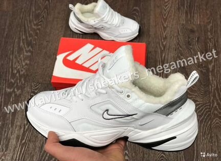 Кроссовки Зимние с Мехом Nike M2K Tekno (36-45)