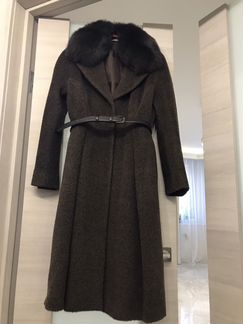 Max Mara studio пальто демисезонное из альпаки