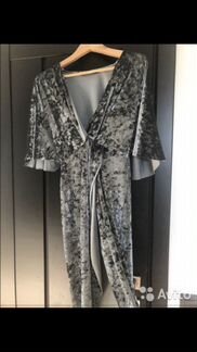 Платье бархат зара