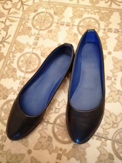 Балетки лодочки чёрные 41 р