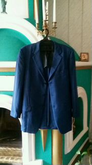 Пиджак Премиум Класс. Италия. Новый. Ярко -синий