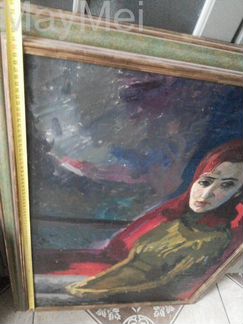 Картина. Портрет дамы в зеленом. СССР