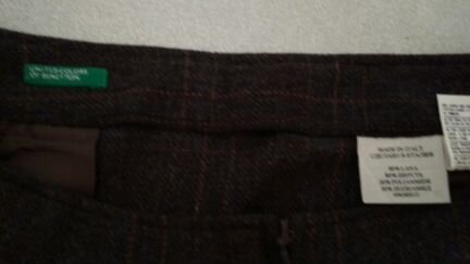 Юбка длинная, Италия, Benetton, р-р 44, шерсть