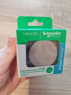Диммер Schneider Electric, Atlas Design, сталь