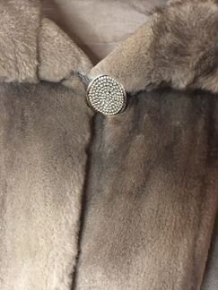 Шуба норковая серая