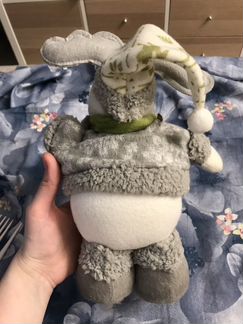 Игрушка мягкая зимняя олень