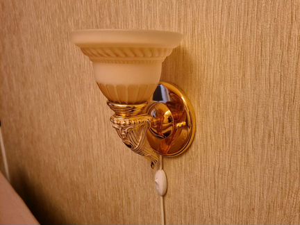 Люстра бронзовая