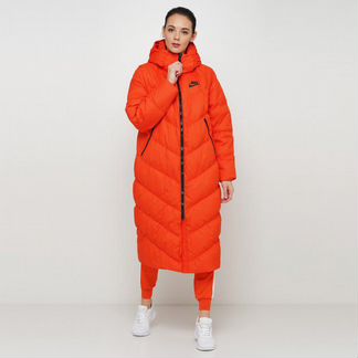 Пуховик новый яркий длинный Nike оригинал