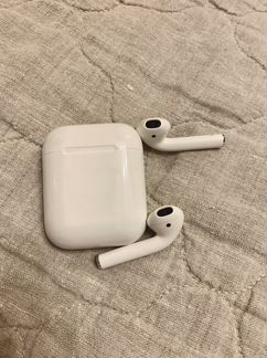 Беспроводные наушники apple airpods оригинал