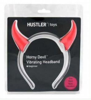 Ободок с вибрирующими рожками Horny Devil