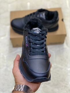 Кроссовки reebok classic с мехом