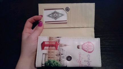 Портмоне с видами Парижа