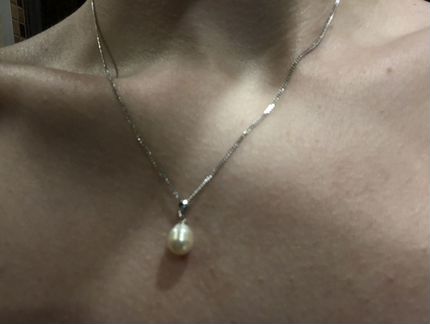 Подвеска с жемчугом серебро