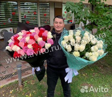Розы Эквадор/Крупные - Букет 25 шт/Цветы/Доставка