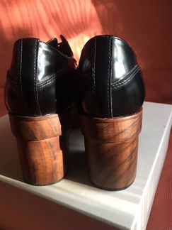 Ботинки uterque (spain) 37 размер (кожа), новые