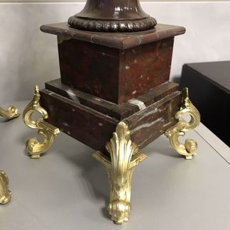 Каминные старинные антикварные часы