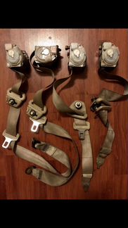 Ремни безопасности 4х nissan mitsubishi toyota