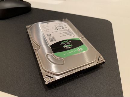 Жесткий диск seagate Barracuda ST1000DM010, 1тб, H