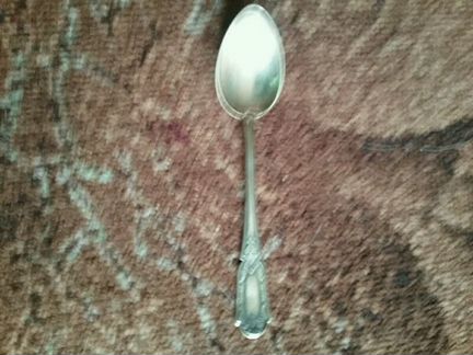 Ложка чайная серебро СССР 875