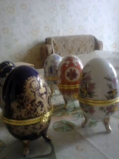 Яйца пасхальные в виде шкатулки