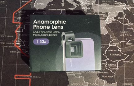 Линза анаморфотная на телефон x1.33