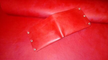 Кожаный кошелек 