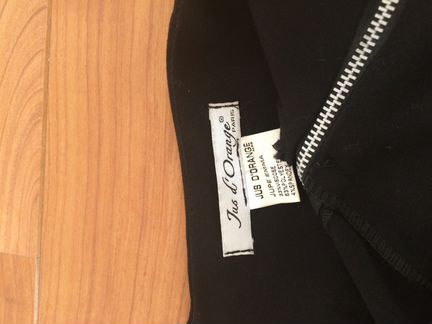 Юбка чёрная, прямая