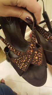 Босоножки Lerre, кожа/замша, состояние новых