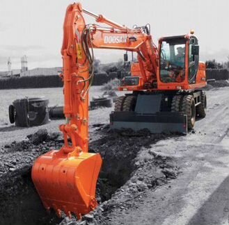 Колёсный экскаватор DOOSAN DX160W