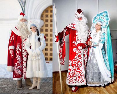 Костюм Деда Мороза и Снегурочки