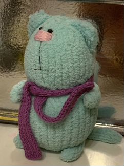 Игрушка Кот вязанный