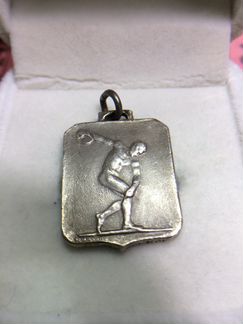 Медаль 1929 г. теннис антиквариат