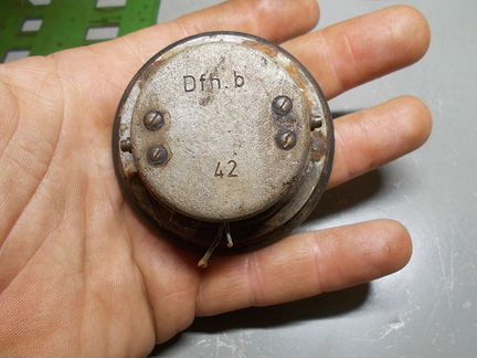 Наушник DFH.B 42 танковый ларингофон Вермахт 3 рей