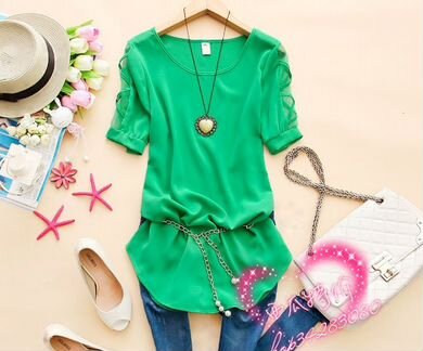 Туника зеленая новая