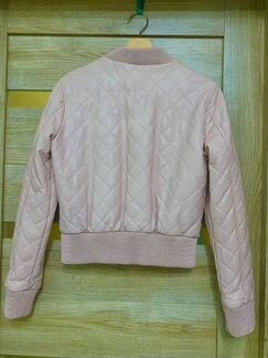 Куртка- бомбер женская натуральная кожа,размер 42
