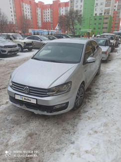 Volkswagen Polo 1.6 AT, 2019, битый, 19 800 км