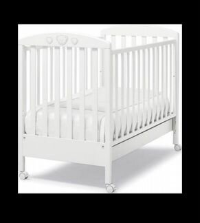 Кроватка детская Erbesi Abbraccio Италия+матрац