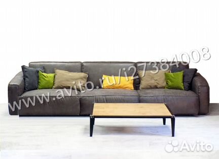 Глубокий и мягкий диван Naoto на пружинном блоке